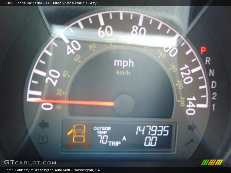 Billet Silver Metallic / Gray 2006 Honda Ridgeline RTL