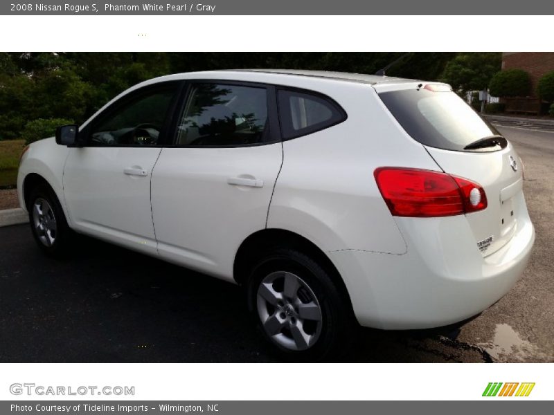 Phantom White Pearl / Gray 2008 Nissan Rogue S