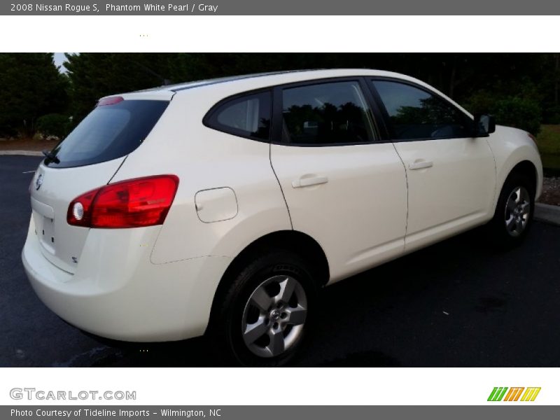 Phantom White Pearl / Gray 2008 Nissan Rogue S