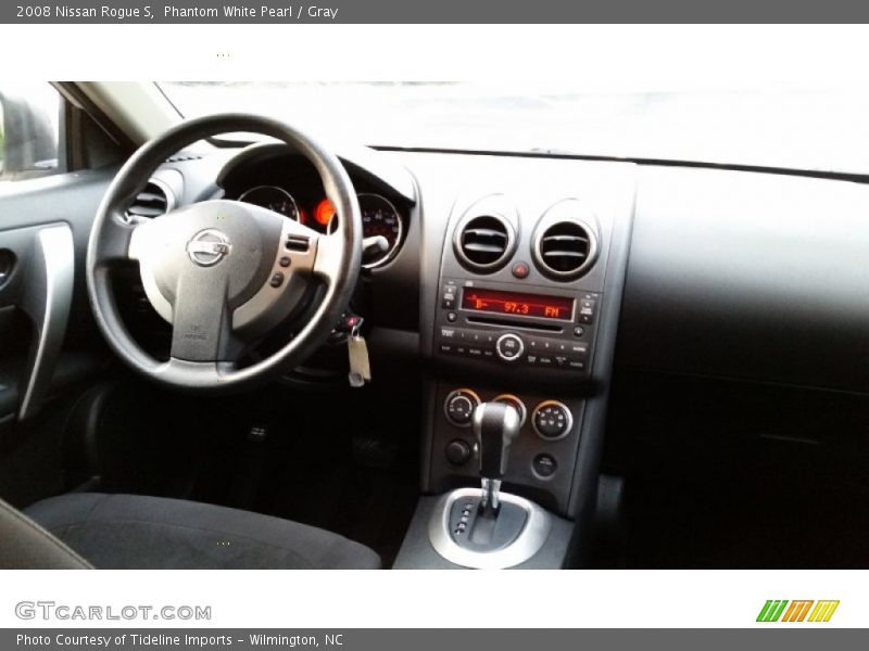 Phantom White Pearl / Gray 2008 Nissan Rogue S