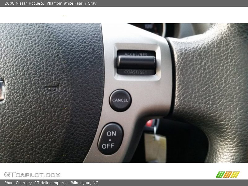 Phantom White Pearl / Gray 2008 Nissan Rogue S
