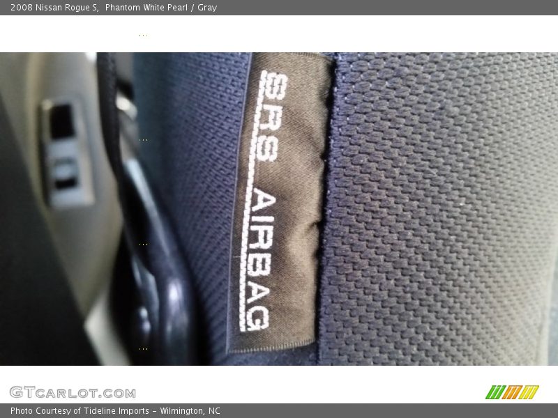 Phantom White Pearl / Gray 2008 Nissan Rogue S