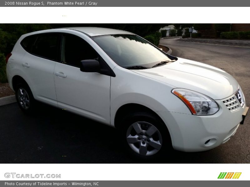 Phantom White Pearl / Gray 2008 Nissan Rogue S