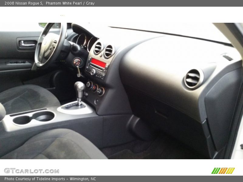 Phantom White Pearl / Gray 2008 Nissan Rogue S