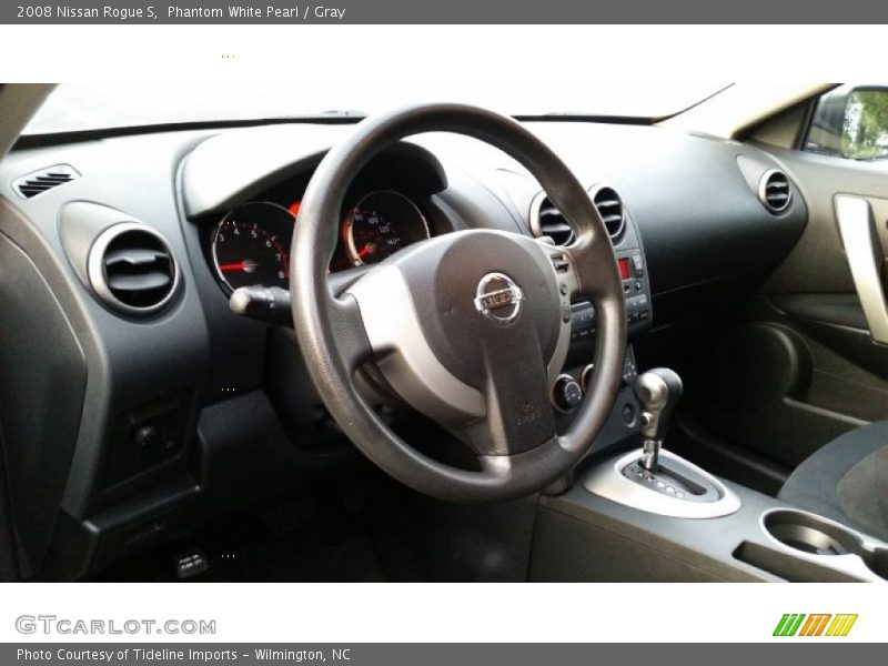 Phantom White Pearl / Gray 2008 Nissan Rogue S