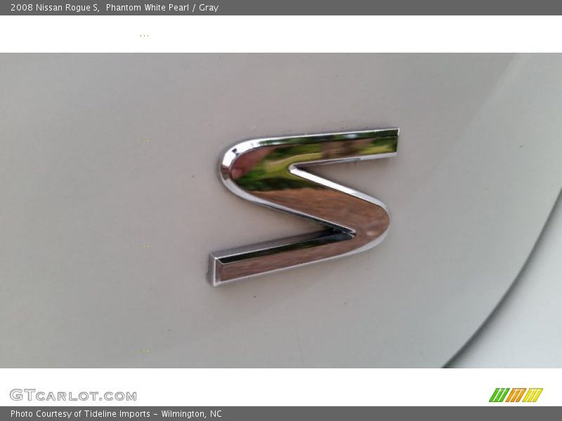 Phantom White Pearl / Gray 2008 Nissan Rogue S