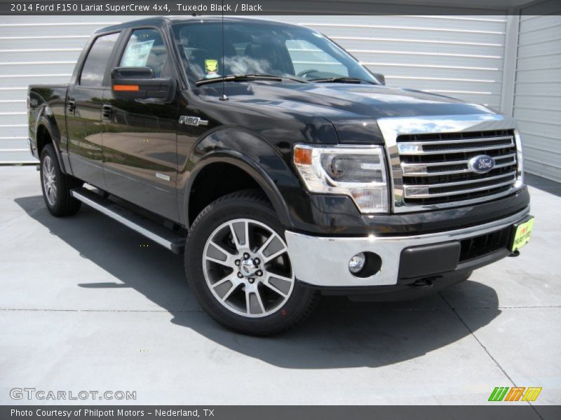 Tuxedo Black / Black 2014 Ford F150 Lariat SuperCrew 4x4