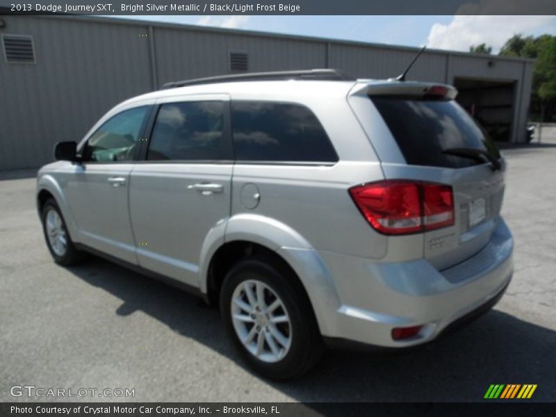 Bright Silver Metallic / Black/Light Frost Beige 2013 Dodge Journey SXT