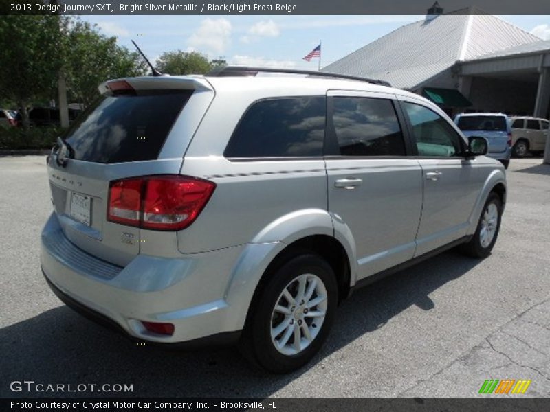 Bright Silver Metallic / Black/Light Frost Beige 2013 Dodge Journey SXT