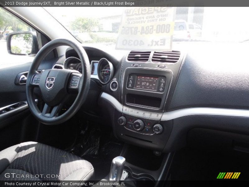 Bright Silver Metallic / Black/Light Frost Beige 2013 Dodge Journey SXT