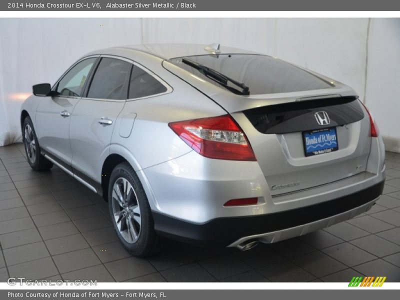 Alabaster Silver Metallic / Black 2014 Honda Crosstour EX-L V6