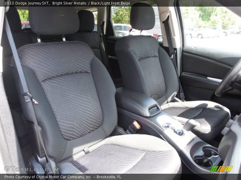 Bright Silver Metallic / Black/Light Frost Beige 2013 Dodge Journey SXT