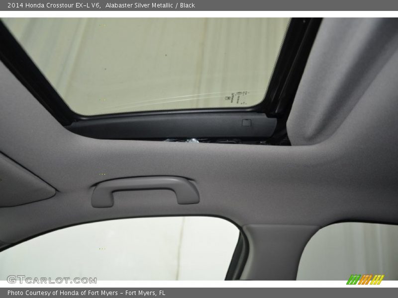 Alabaster Silver Metallic / Black 2014 Honda Crosstour EX-L V6