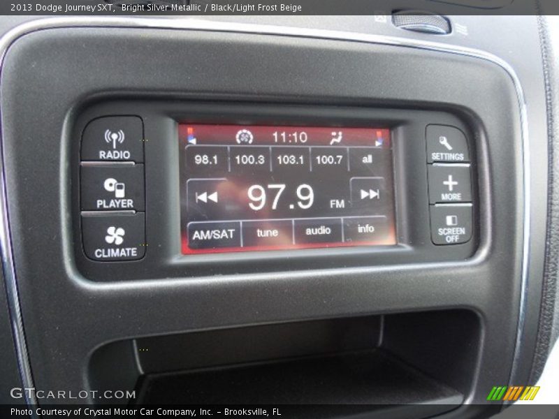 Bright Silver Metallic / Black/Light Frost Beige 2013 Dodge Journey SXT