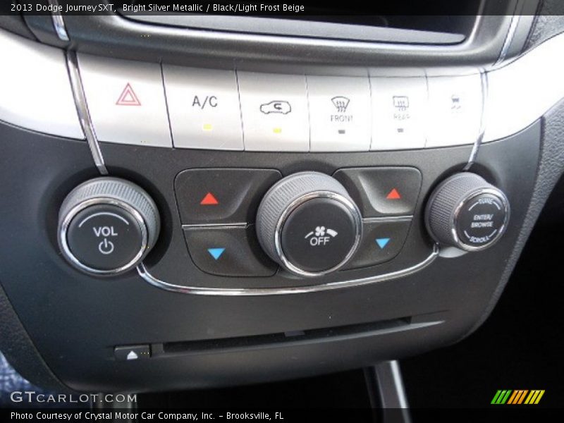 Bright Silver Metallic / Black/Light Frost Beige 2013 Dodge Journey SXT