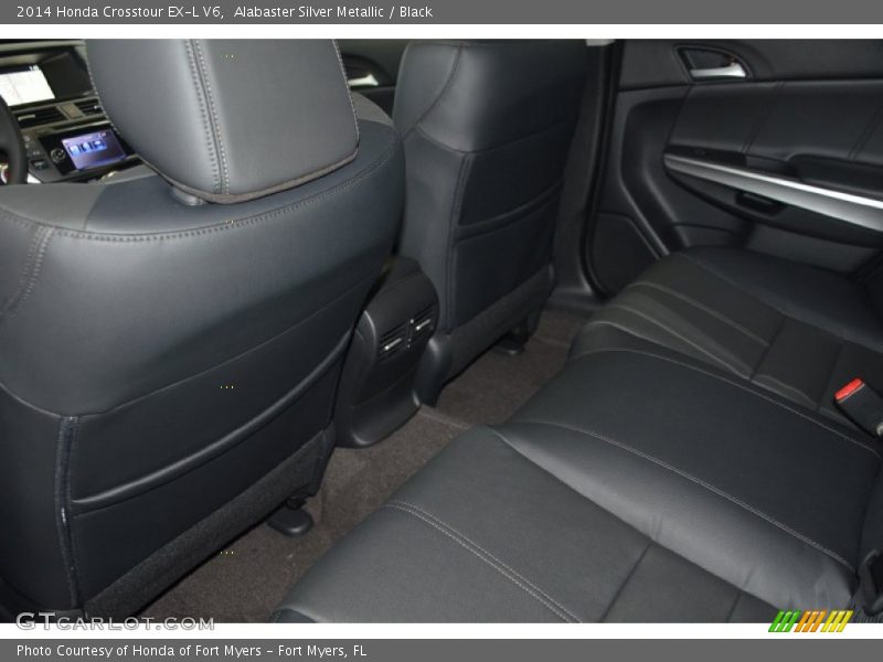 Alabaster Silver Metallic / Black 2014 Honda Crosstour EX-L V6