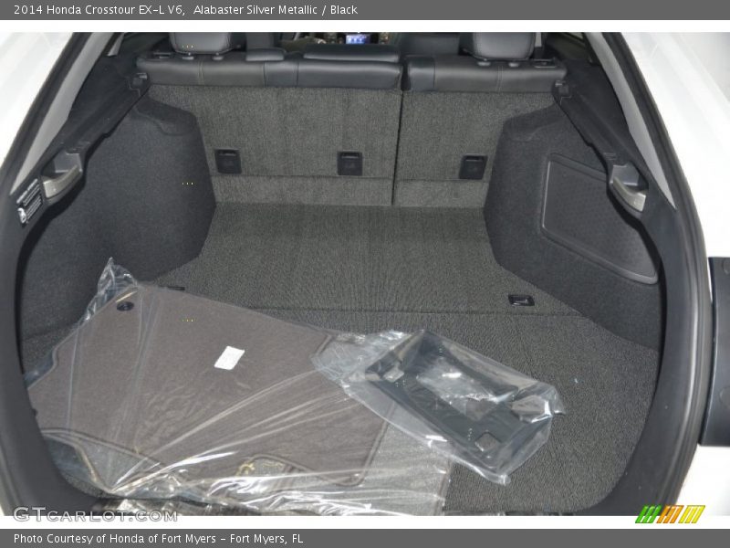 Alabaster Silver Metallic / Black 2014 Honda Crosstour EX-L V6