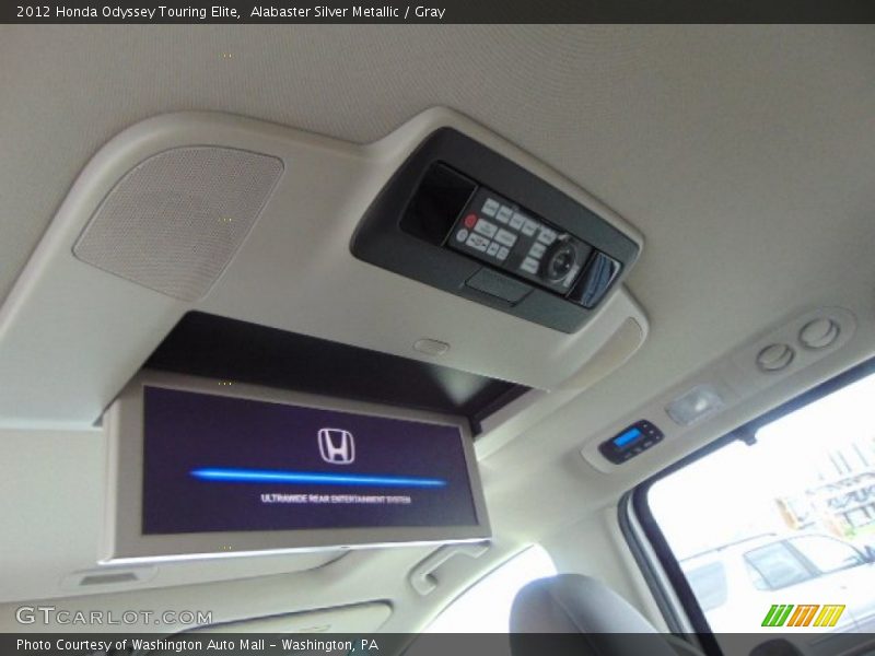 Alabaster Silver Metallic / Gray 2012 Honda Odyssey Touring Elite