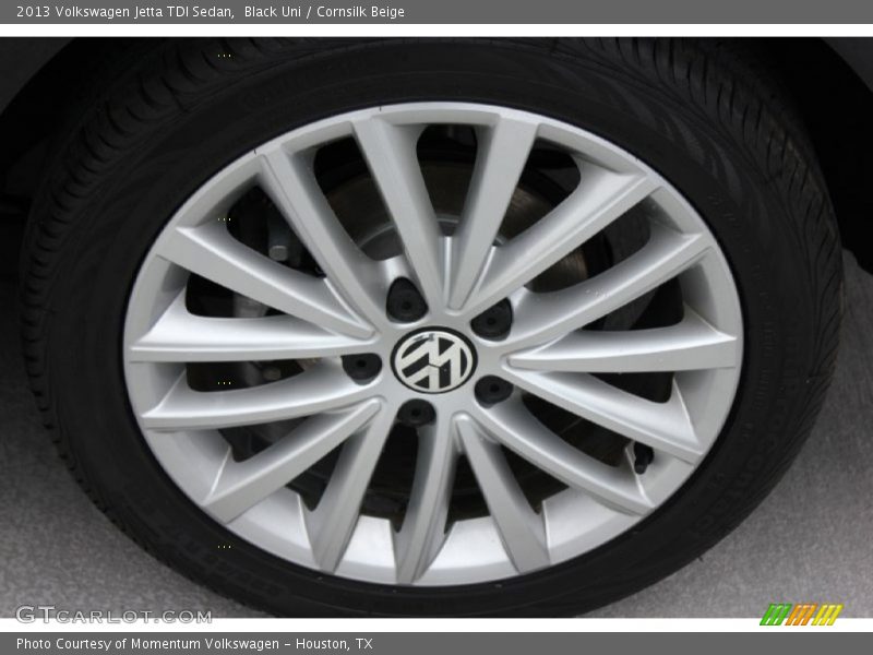 Black Uni / Cornsilk Beige 2013 Volkswagen Jetta TDI Sedan
