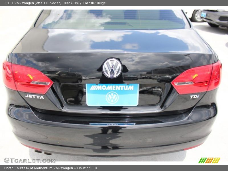 Black Uni / Cornsilk Beige 2013 Volkswagen Jetta TDI Sedan