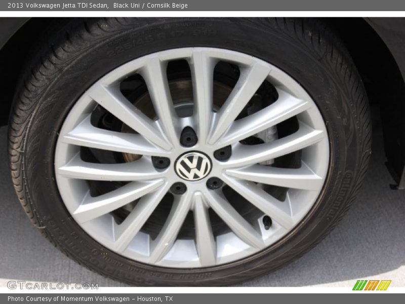 Black Uni / Cornsilk Beige 2013 Volkswagen Jetta TDI Sedan