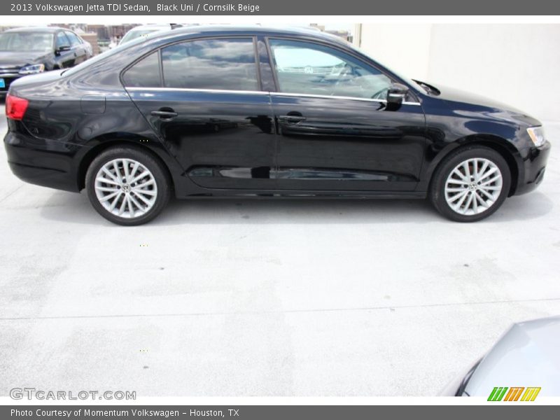 Black Uni / Cornsilk Beige 2013 Volkswagen Jetta TDI Sedan