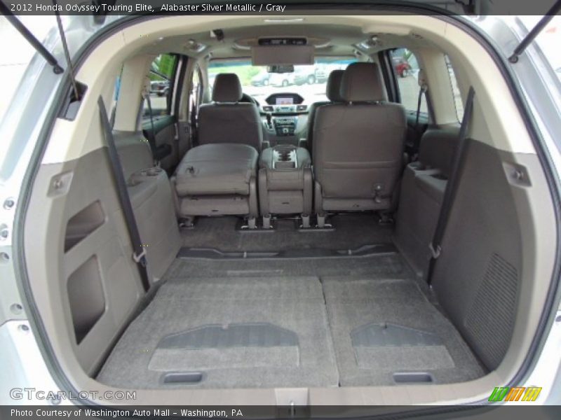 Alabaster Silver Metallic / Gray 2012 Honda Odyssey Touring Elite