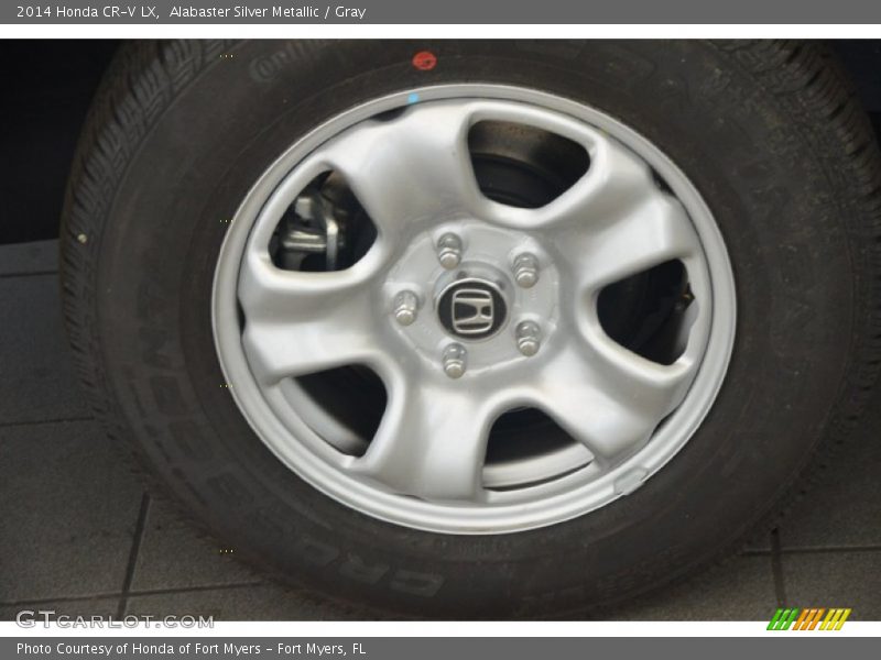 Alabaster Silver Metallic / Gray 2014 Honda CR-V LX