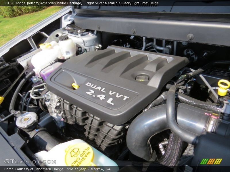 Bright Silver Metallic / Black/Light Frost Beige 2014 Dodge Journey Amercian Value Package