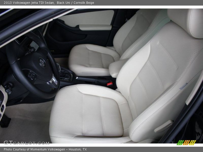 Black Uni / Cornsilk Beige 2013 Volkswagen Jetta TDI Sedan
