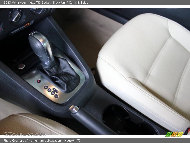 Black Uni / Cornsilk Beige 2013 Volkswagen Jetta TDI Sedan