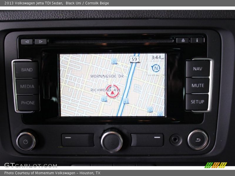 Black Uni / Cornsilk Beige 2013 Volkswagen Jetta TDI Sedan