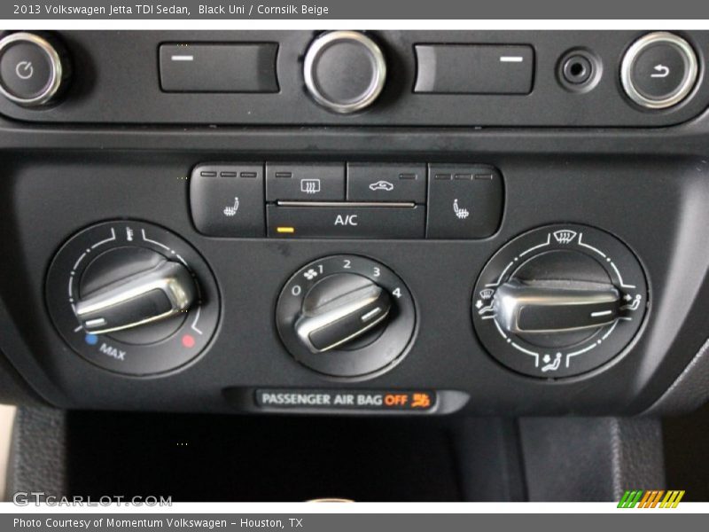 Black Uni / Cornsilk Beige 2013 Volkswagen Jetta TDI Sedan