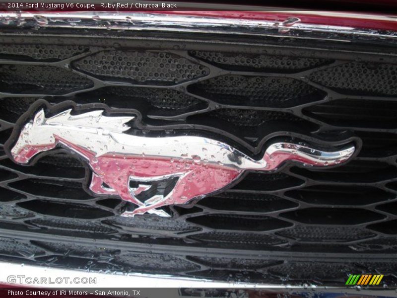Ruby Red / Charcoal Black 2014 Ford Mustang V6 Coupe
