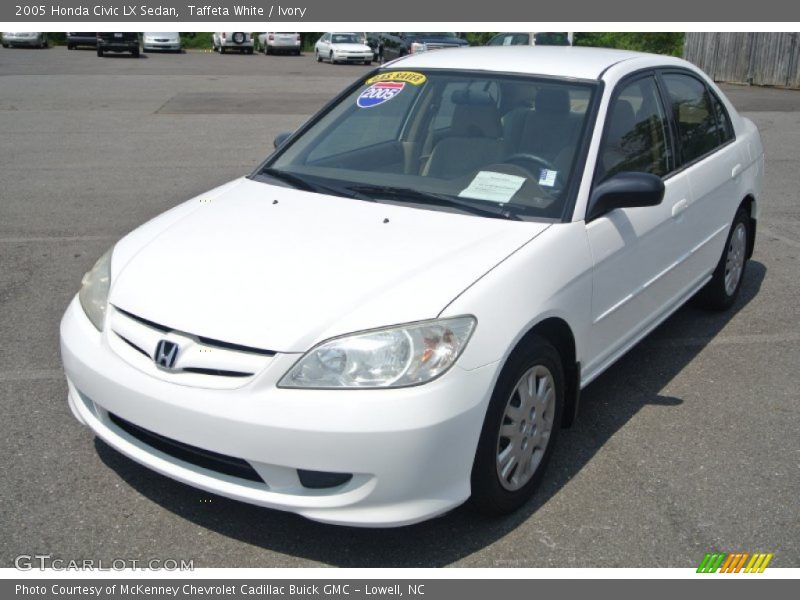 Taffeta White / Ivory 2005 Honda Civic LX Sedan