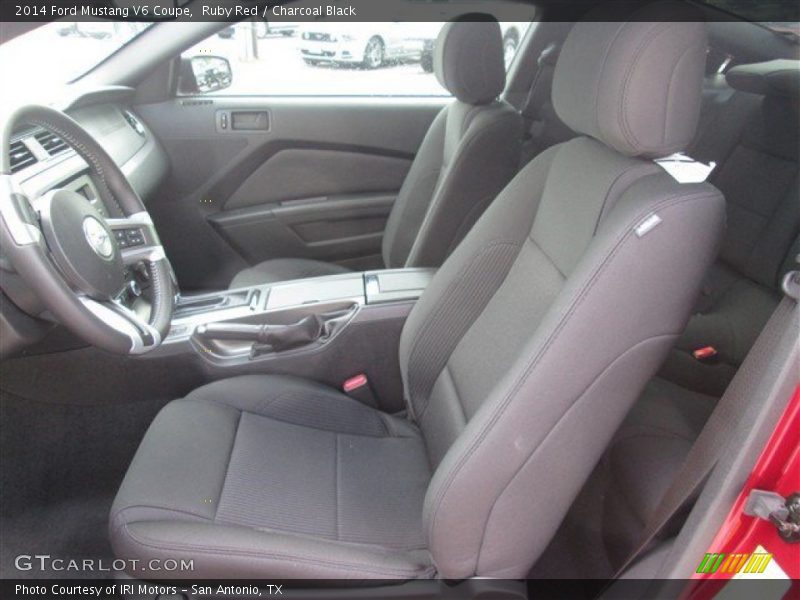 Ruby Red / Charcoal Black 2014 Ford Mustang V6 Coupe
