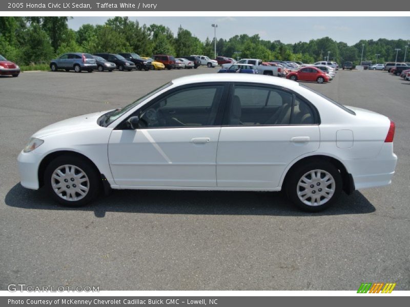Taffeta White / Ivory 2005 Honda Civic LX Sedan