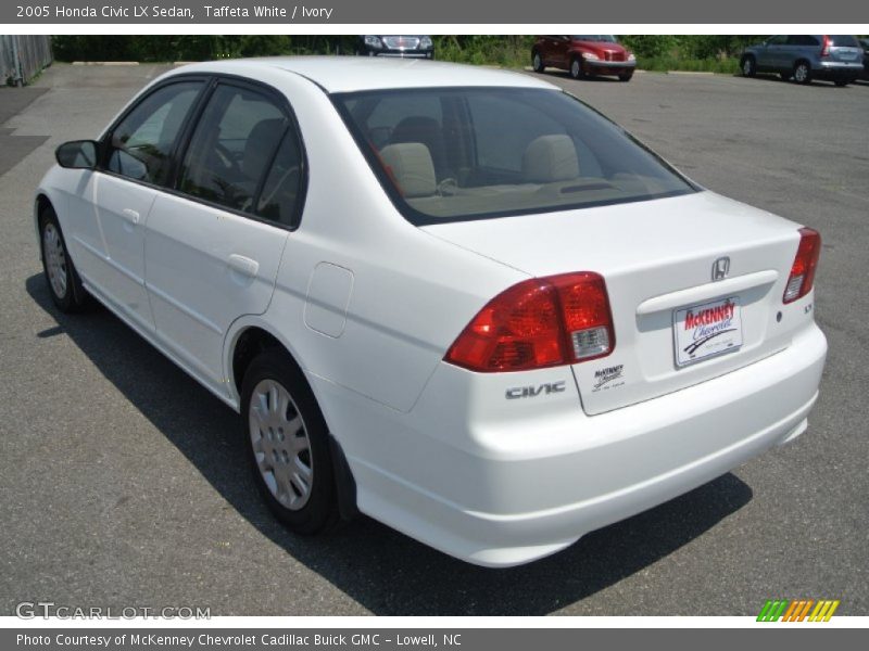 Taffeta White / Ivory 2005 Honda Civic LX Sedan