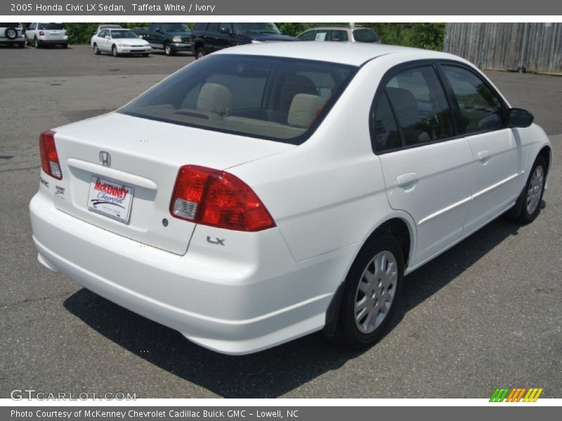 Taffeta White / Ivory 2005 Honda Civic LX Sedan