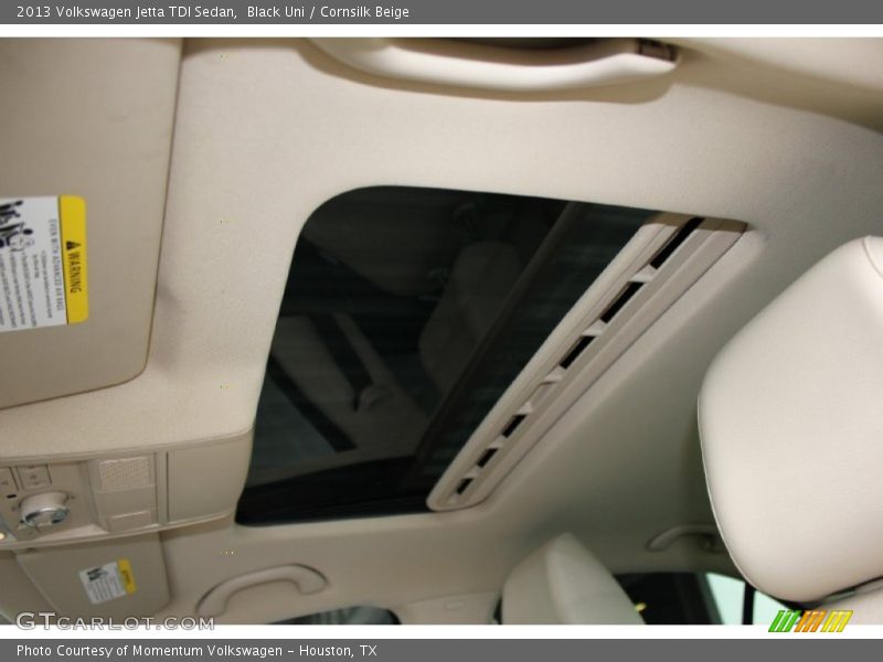 Black Uni / Cornsilk Beige 2013 Volkswagen Jetta TDI Sedan