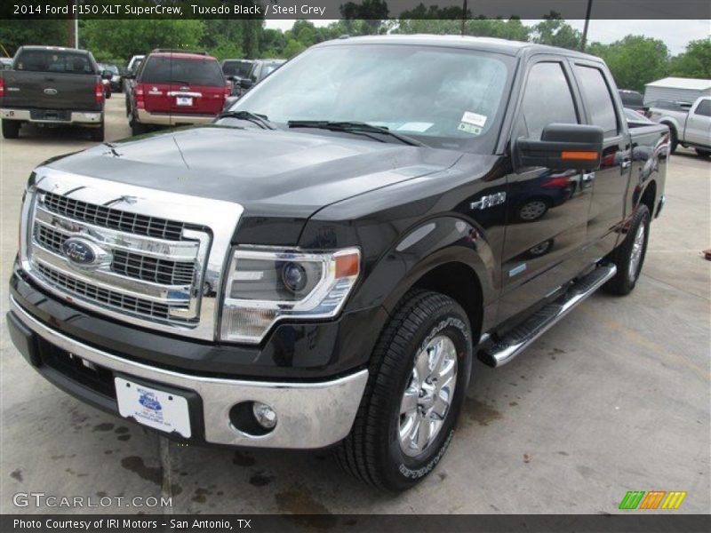 Tuxedo Black / Steel Grey 2014 Ford F150 XLT SuperCrew