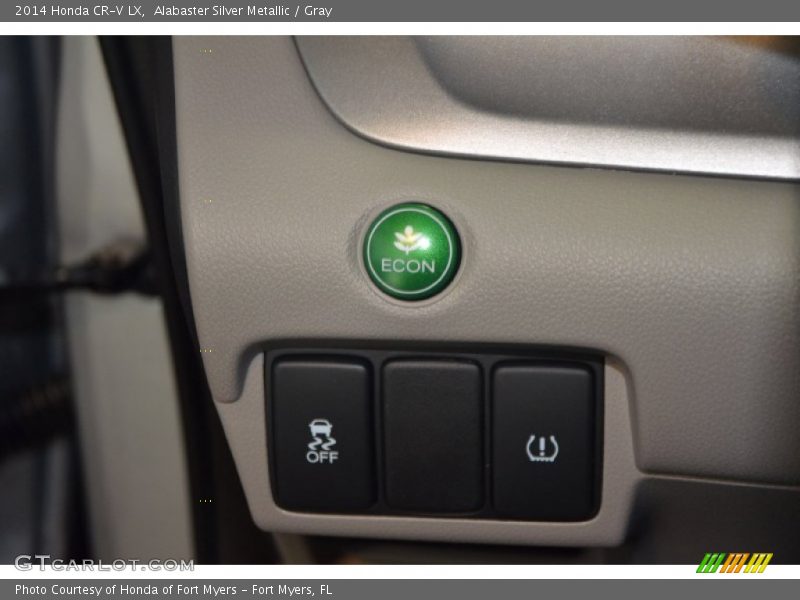 Alabaster Silver Metallic / Gray 2014 Honda CR-V LX
