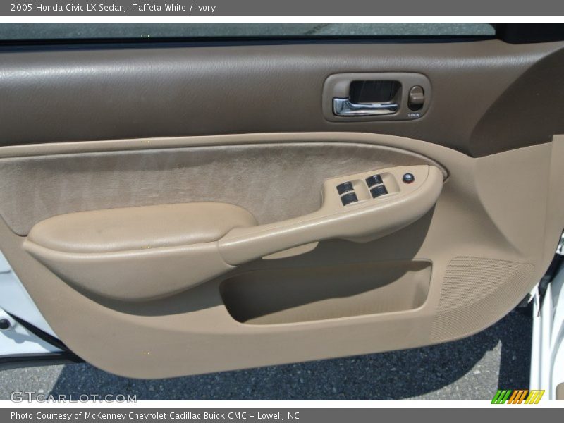 Taffeta White / Ivory 2005 Honda Civic LX Sedan