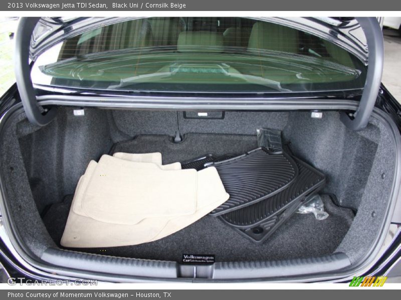 Black Uni / Cornsilk Beige 2013 Volkswagen Jetta TDI Sedan