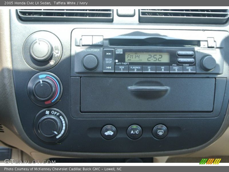 Taffeta White / Ivory 2005 Honda Civic LX Sedan