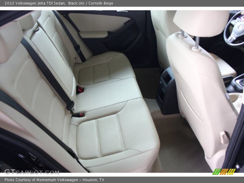 Black Uni / Cornsilk Beige 2013 Volkswagen Jetta TDI Sedan
