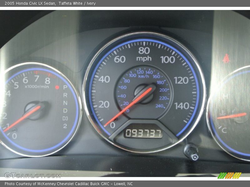 Taffeta White / Ivory 2005 Honda Civic LX Sedan