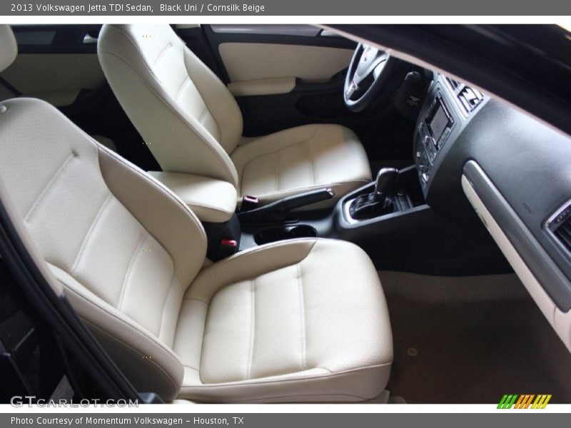 Black Uni / Cornsilk Beige 2013 Volkswagen Jetta TDI Sedan