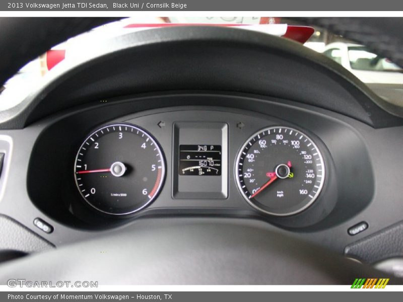 Black Uni / Cornsilk Beige 2013 Volkswagen Jetta TDI Sedan
