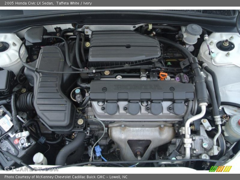 Taffeta White / Ivory 2005 Honda Civic LX Sedan